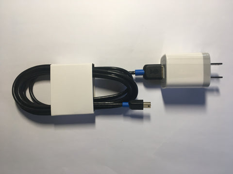 USB Mini-b Cable with USB Wall Adapter for M1 model